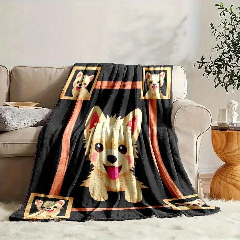 Cozy  Soft Cute Creative Skin-Friendly Warm Blanket Great gift For Someone Can Be Used For Home Decoration Lunch Nap