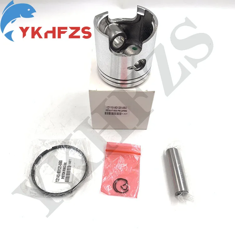 

12110-93120-050 Piston Kit Std With Rings（O/S:0.5MM） Replace for Suzuki Outboard Engine 9.9HP 15HP DT9.9 DT15 12110-93120