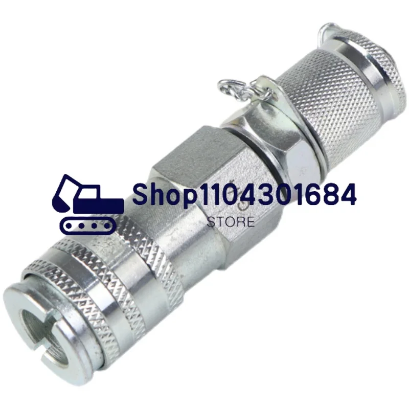 For Komatsu PC 200 Excavator Hydraulic Main Pump Pressure Joint Pressure Quick Plug Screw G4/1 Pressure Gauge Joint Fittings