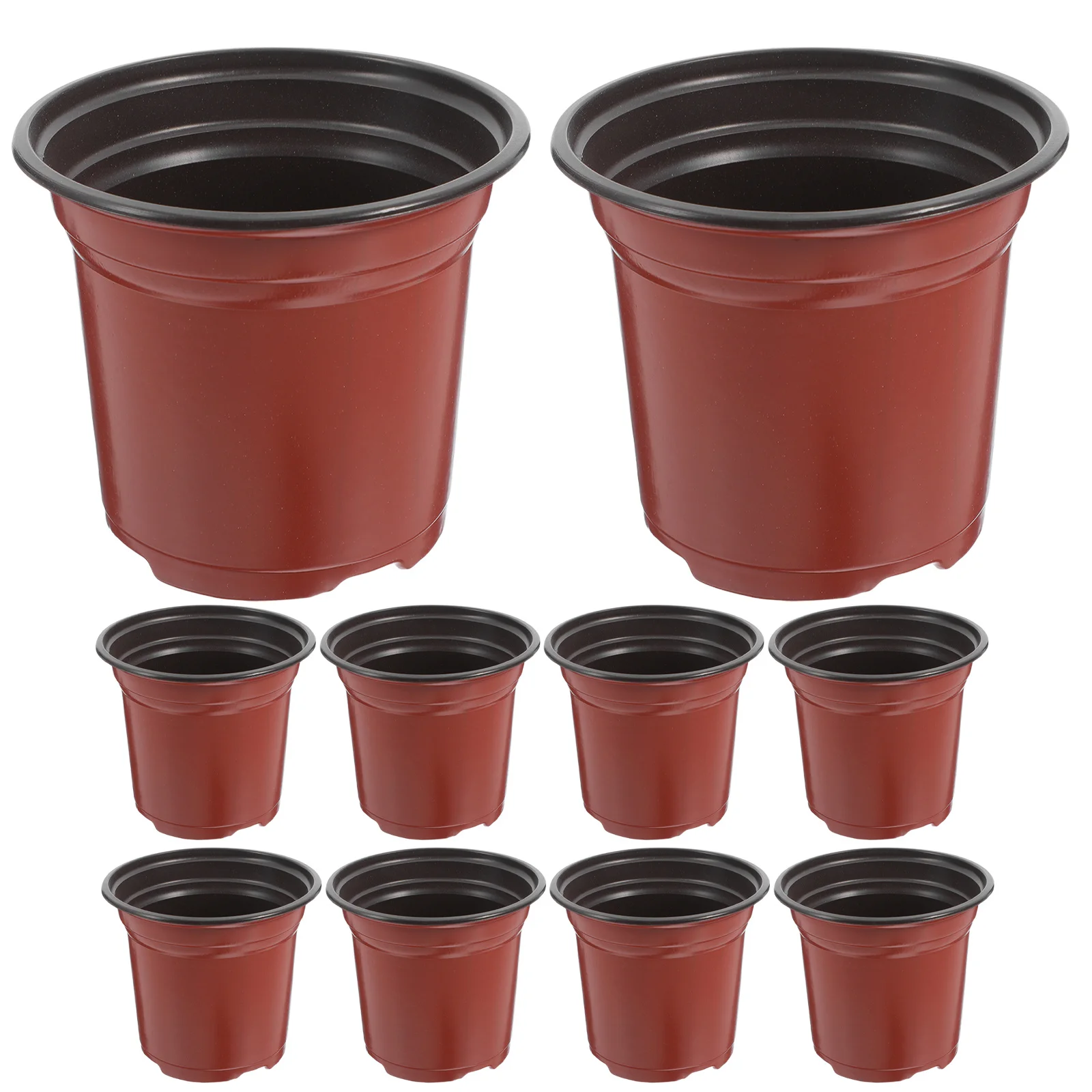 50 قطعة الزهرية البلاستيكية 130X97X116 مللي متر الحد الأدنى العصارة اناء للزهور للنباتات الصبار ديكور حديقة أداة حوض زهور #5