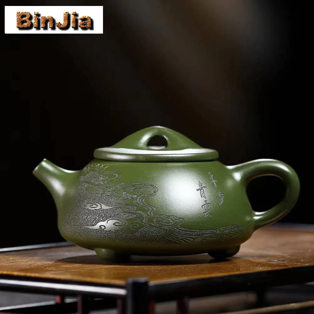 

260 мл Исин фиолетовый глиняный камень совок чайник ручной работы грена грязь чайник красота заварочный чайник китайский Zisha кунг-фу набор