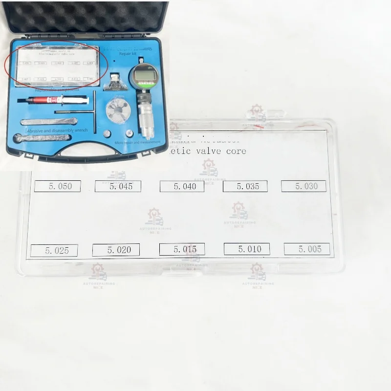 

EUI HPI дизельная форсунка, шайба, прокладки, привод якоря, сердечник электромагнитного клапана 5,005-5,050 для Cummins Scania