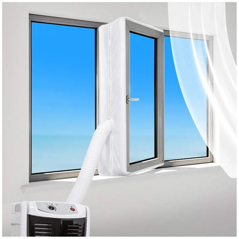 Portable Mobile Air Condition Window, Airlock Sealing Accessories, Soft Baffle, Air Conditioning Lock Window, 3M