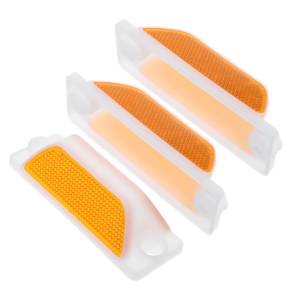 3 pçs marcadores direcionais de garagem pinos de estrada reflexivos resistentes para entrada de automóveis estrada segurança tráfego pavimento orientação pista