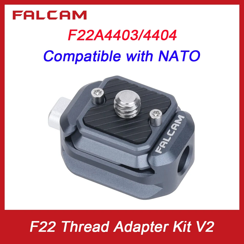 FALCAM 2531 Upgrade version F22A4403/4404 Quick Release System Plate 1/4'' to Nikon Canon Sony DSLR Camera Mount Accessories