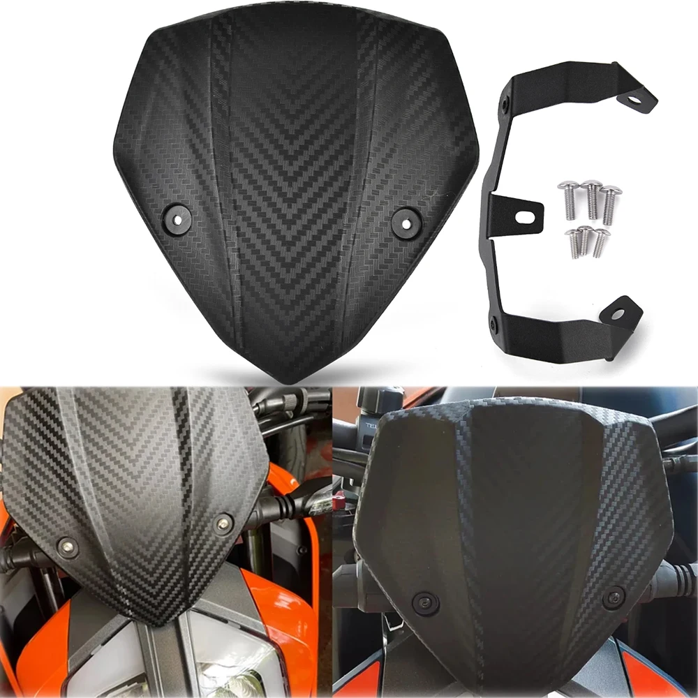 FOR KTM/ Duke 790 890 2018 2019 2020 2021 2022 2023 Front Fairing Windscreen Wind shield Duke790 Duke890