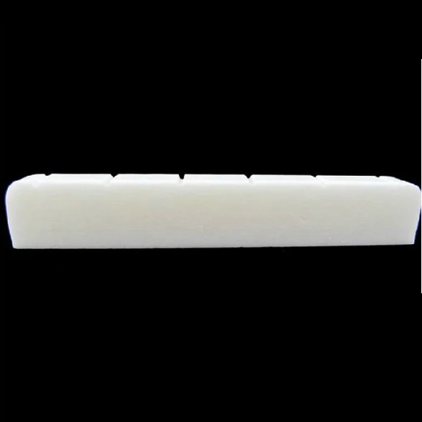 

2in1 Classical Guitar Bone Saddle Nut Set 52x6x9mm Nut 80x3x9mm Saddle Durable Buffalo Bone White Strings Bridge Replacement