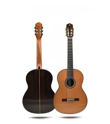 Professional Solid Cedar Classical Guitar Top 4/4 Size Nylon String High Quality Gloss Rosewood Mahogany Wholesale