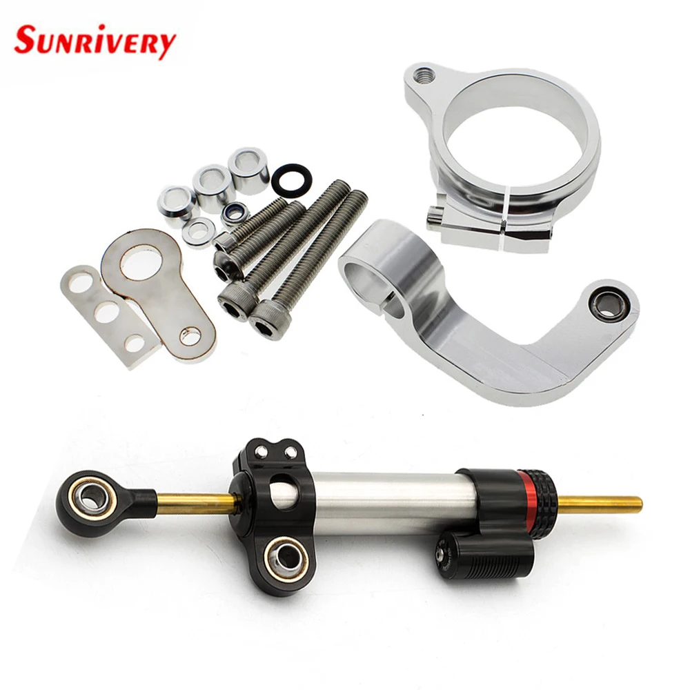 Aluminum Adjustable Motorcycles Steering Stabilize Damper Bracket For BMW R1200 CL GS 2013-2018 2013 2014 2015 2016 2017 2018