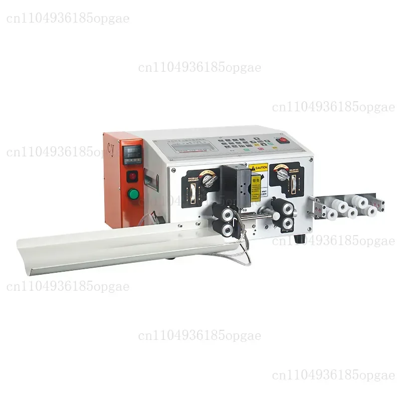 Automatic heating wire stripping machine high temperature braided nylon data cable cutting wire stripping machine metal mesh