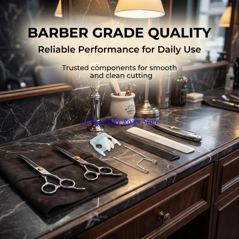 K1AD Mechanical Hair Cutter Repair with 1 Drive Lever and 1 Spring, Replacement Set for 8081/8171 Hair Cutter Drive Parts