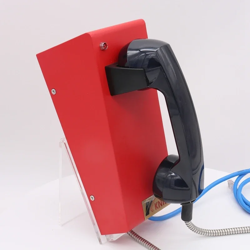 Vandal proof sağlam masa otomatik arama telefonu kapalı serbest arama ahizesi cezaevi bankası için acil telefon hattı