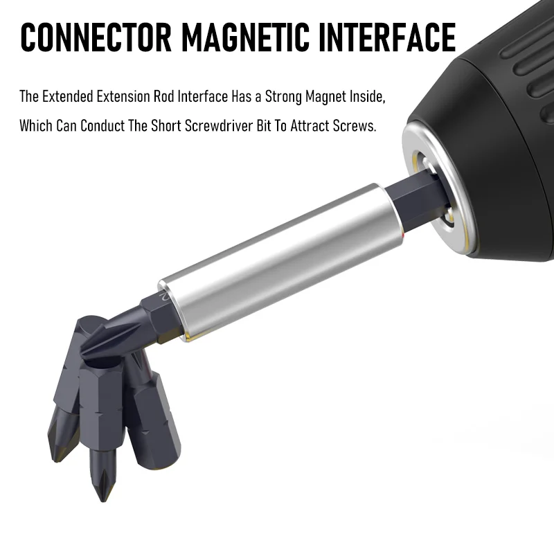 17Pcs S2 Alloy Steel Security Tamper Proof Torx Hex Star Bits Set Magnetic Holder Slotted Cross Head Screwdriver Bit