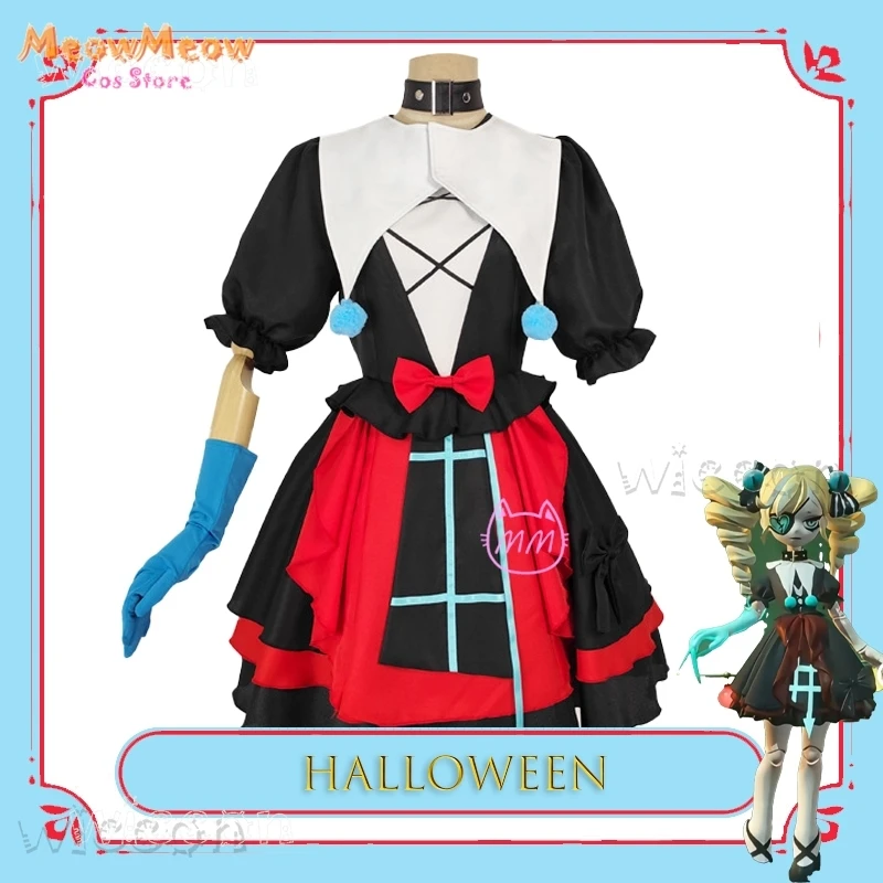 

Хэллоуин побег ужасающий ночной клоун косплей костюм спектральный наряд ужасов неправильная душа каваи для взрослых аниме косплей наряды