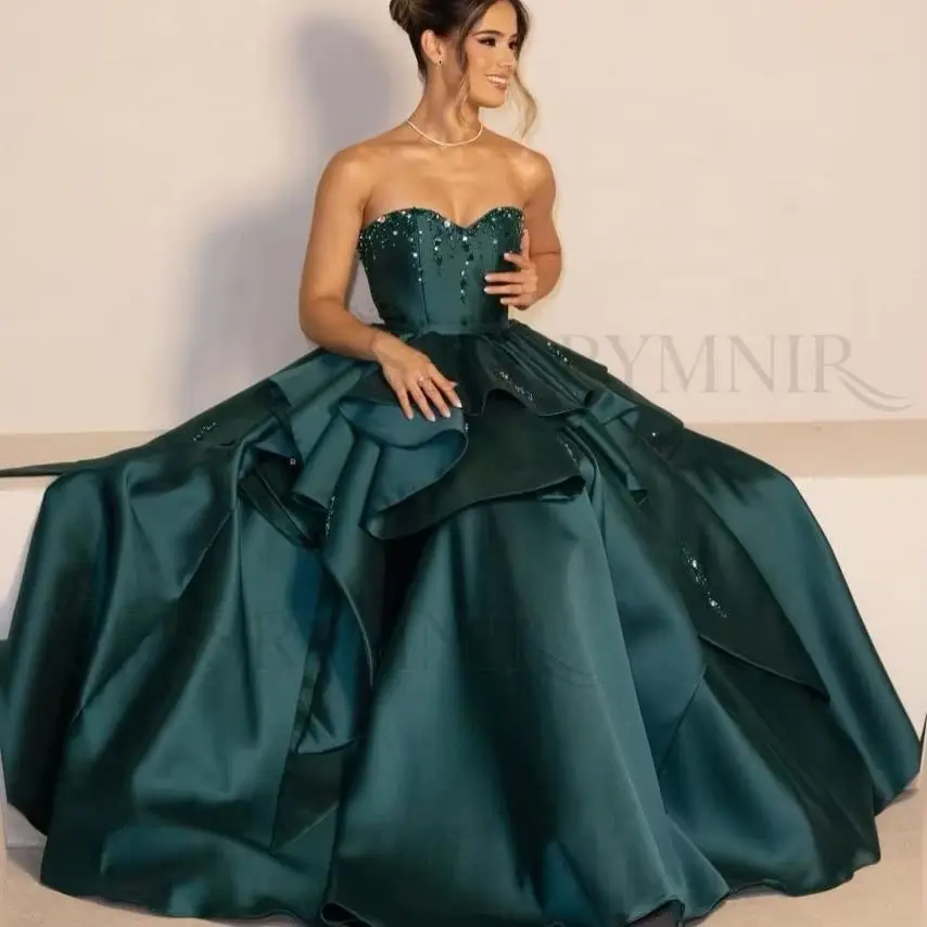 SESSRYMNIR SESSRYMNIR Women'S Formal Evening Gowns Customize Sweetheart A-Line Evening Dresses Floor-Length Beading Sleeveless Elegant - Aliexpress Deal