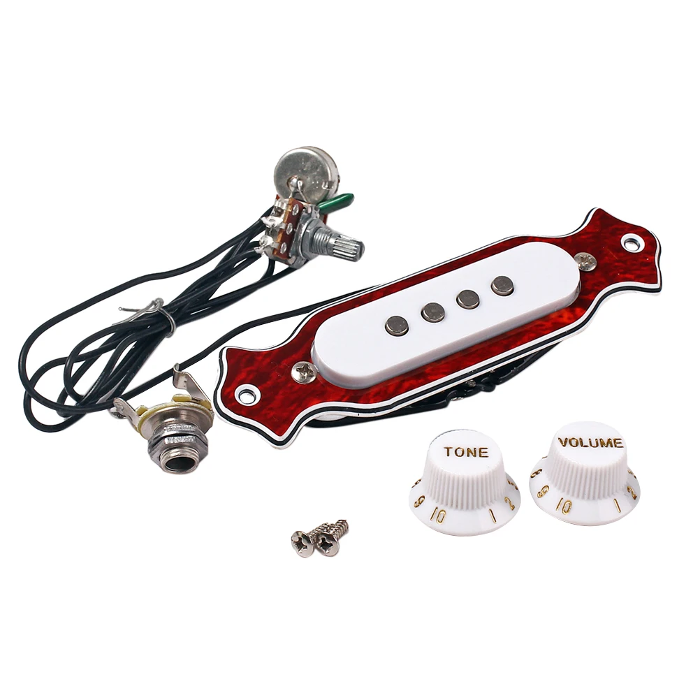 

Pickup Guitar Replacement High Permeability Four-string Soundhole Multiple Jobs