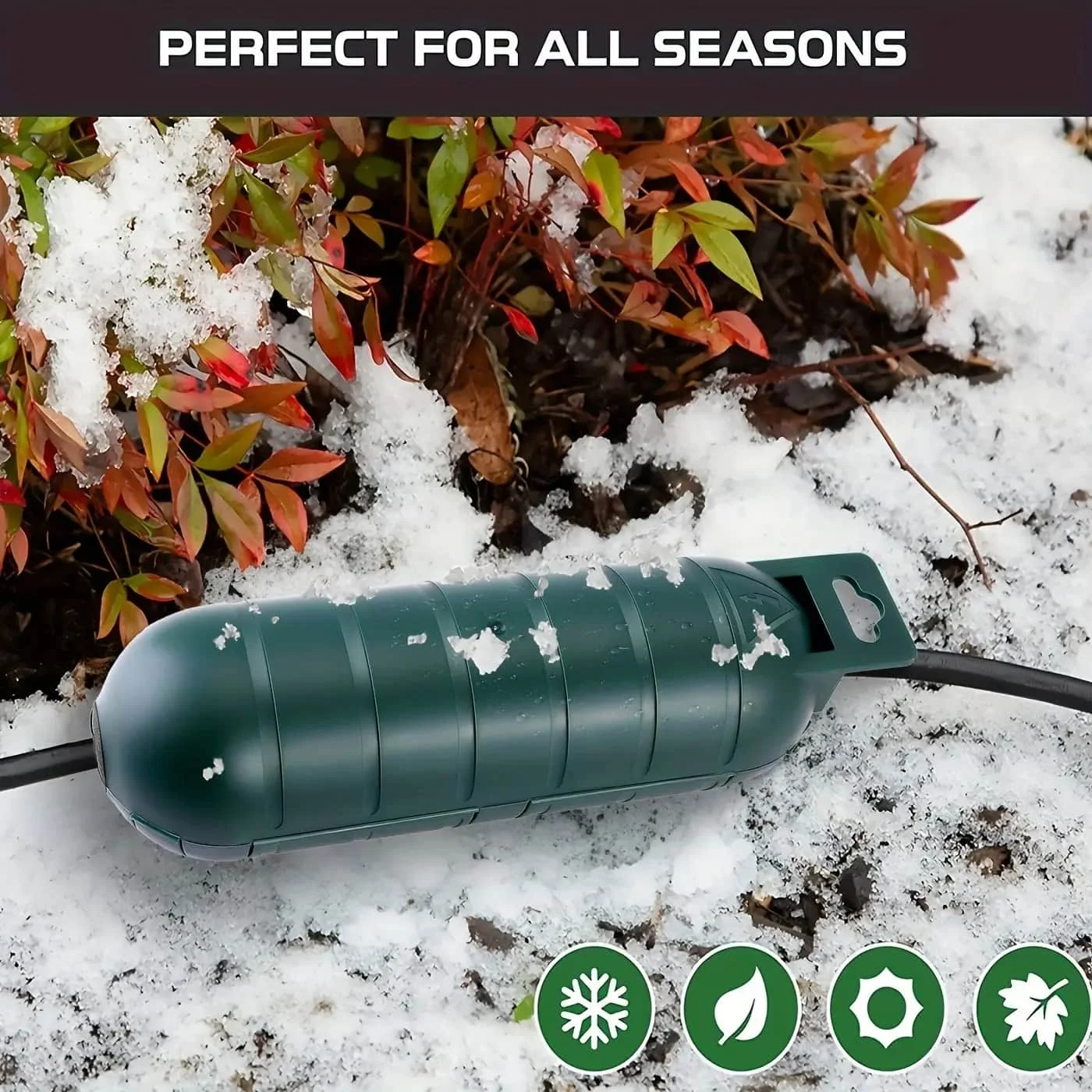 Outdoor Extension Cord Sleeve Set, Waterproof Plug Storage Box, Portable Cable Organizer, Rainproof Wiring Box, used to protect outdoor sockets, plugs, and sockets from rain, snow, and ice damage