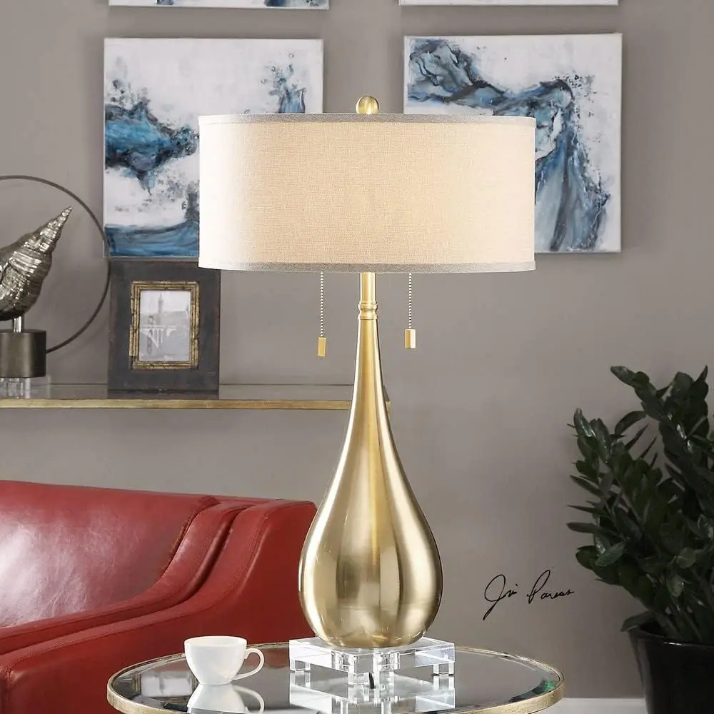 Uttermost Lagrima - 2 Light Table Lamp - 18 inches Wide by 18 inches deep