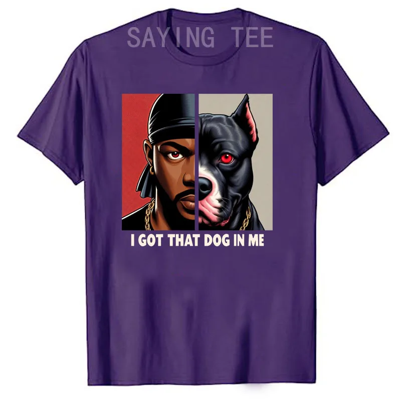 Ich habe diesen Typen in mir – Lustige Sportbekleidung für Athleten, Y2K Streetwear, I Got That Dog in Me, Musikliebhaber, Rock-Spruch-T-Shirt, Geschenk – Detail 5