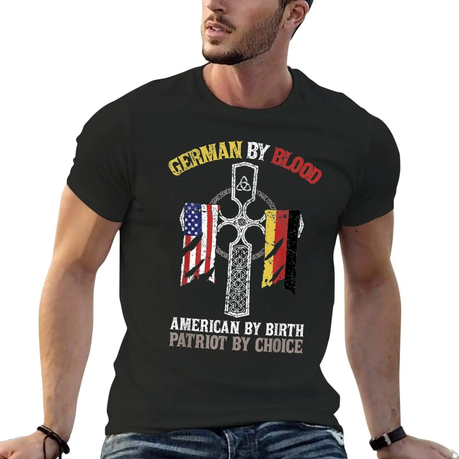 German By Blood American By Birth Patriot By Choice T-Shirt sweat shirt vintage clothes mens t shirt graphic