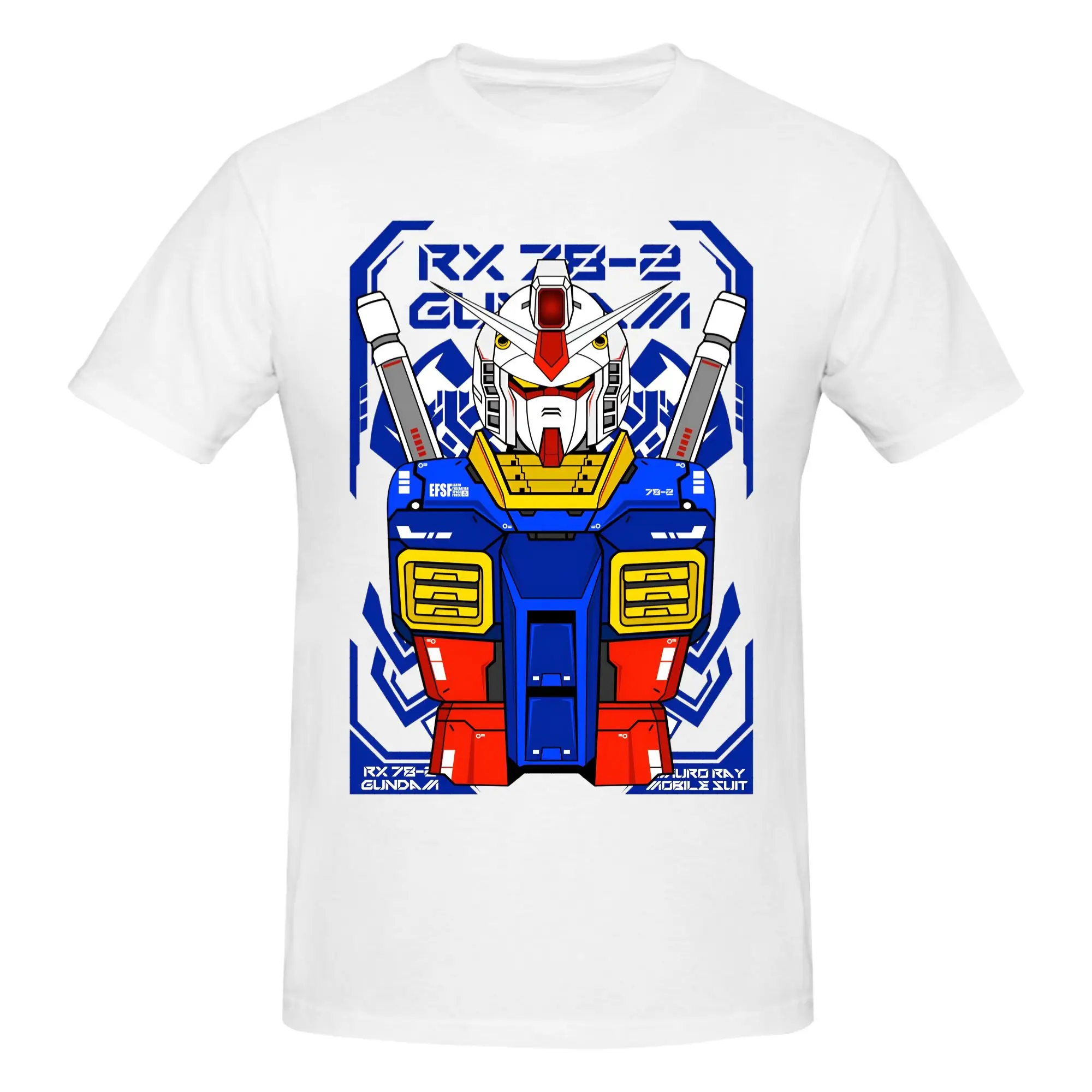 

Футболки Mobile Suit Anime Gundam Freedom, футболки из 100% хлопка, уличная одежда, футболка с круглым вырезом, повседневная одежда с короткими рукавами
