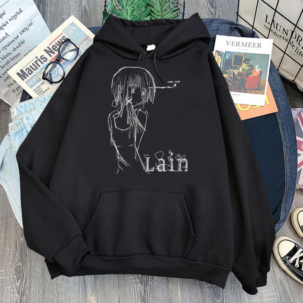 Serial Experiments Lain womens hoodies harajuku hoodie womens fashion y2k fashion unisex Sport Coat