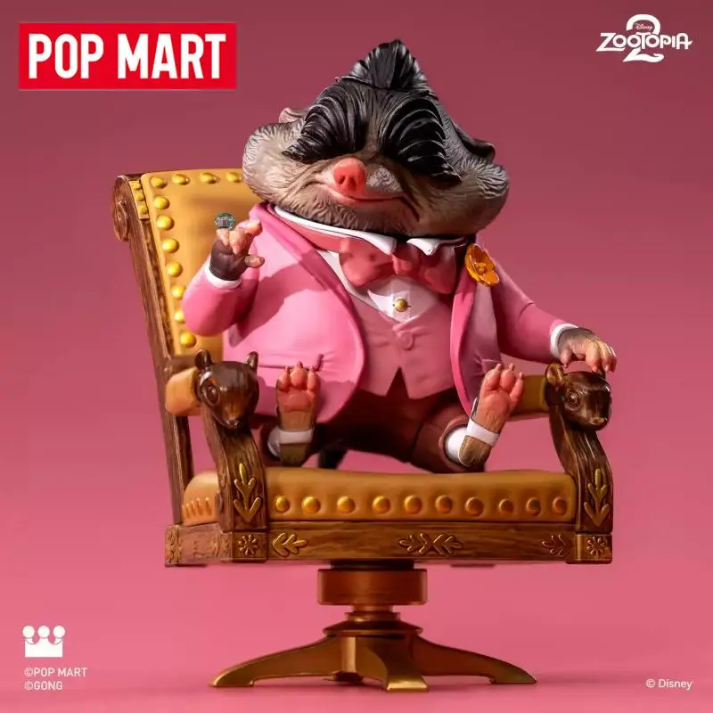 POP MART GONG DISNEY ZOOTOPIA 2 SERIES MR.BIG ACTION FIGURE Blind Box Mystery Box Toys Kawaii Ornaments Figurines Home Decor
