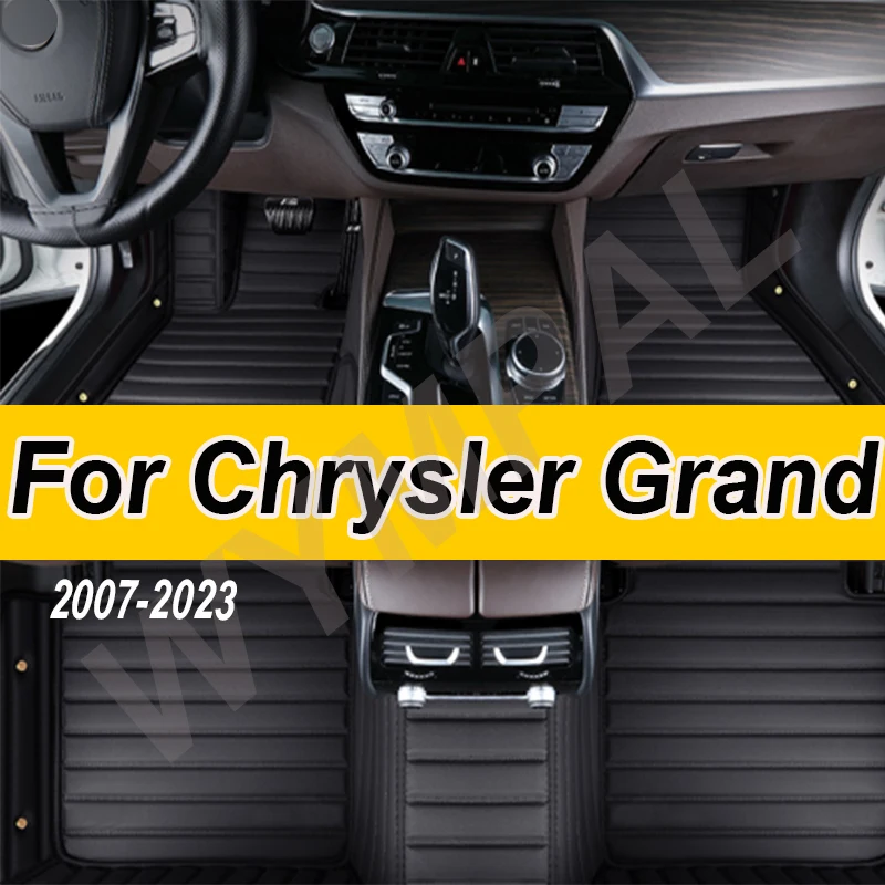 

Роскошные автомобильные коврики на заказ для Chrysler Grand Voyager Pacifica 2007 2008 2009 2010-2023, автомобильные ковры, аксессуары для ног