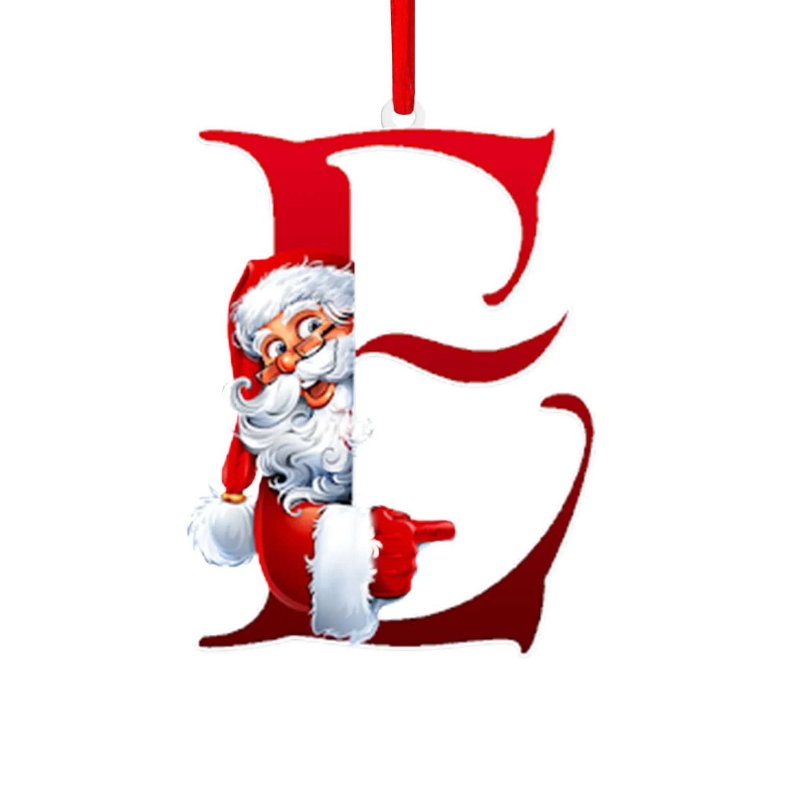 زينة معلقة لشجرة عيد الميلاد شخصية ، 26 حرفًا ، ديكور عيد الميلاد