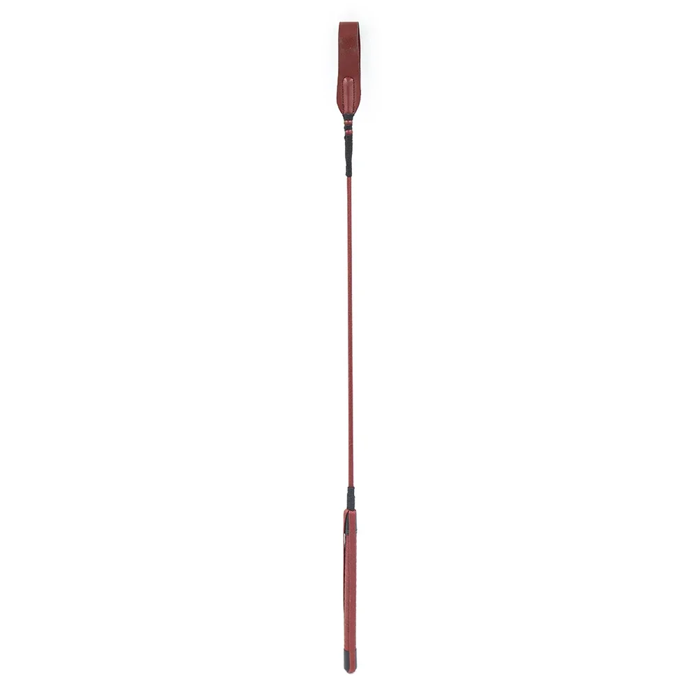 66CM Riding Crop PU Leather Whip Premium Quality Red Leather Crops Equestrianism Horse Whips