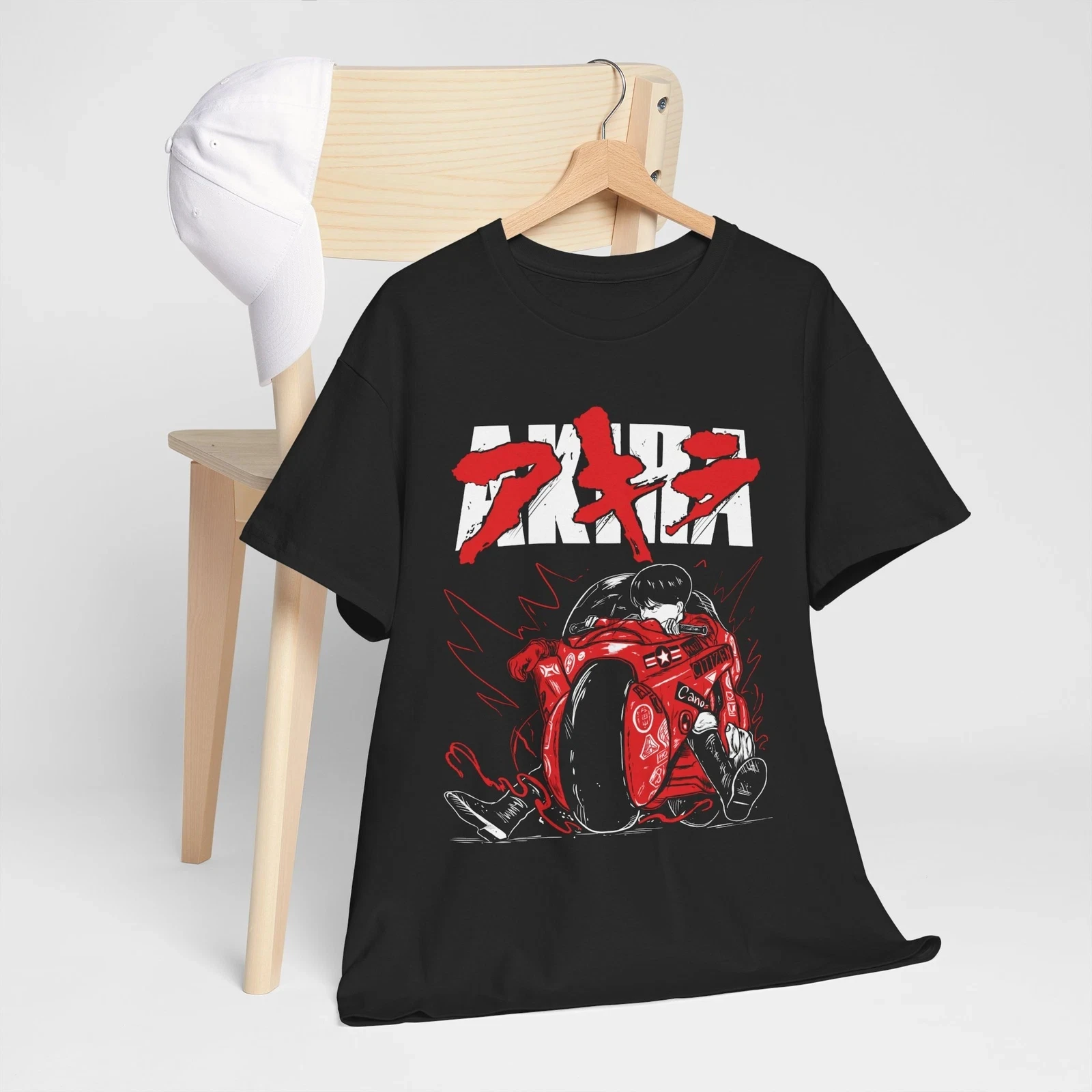 En verano, camiseta AKIRA Manga Anime Kaneda Tetsuo Katsuhiro Otomo Neo Tokyo, camiseta de manga corta para hombre