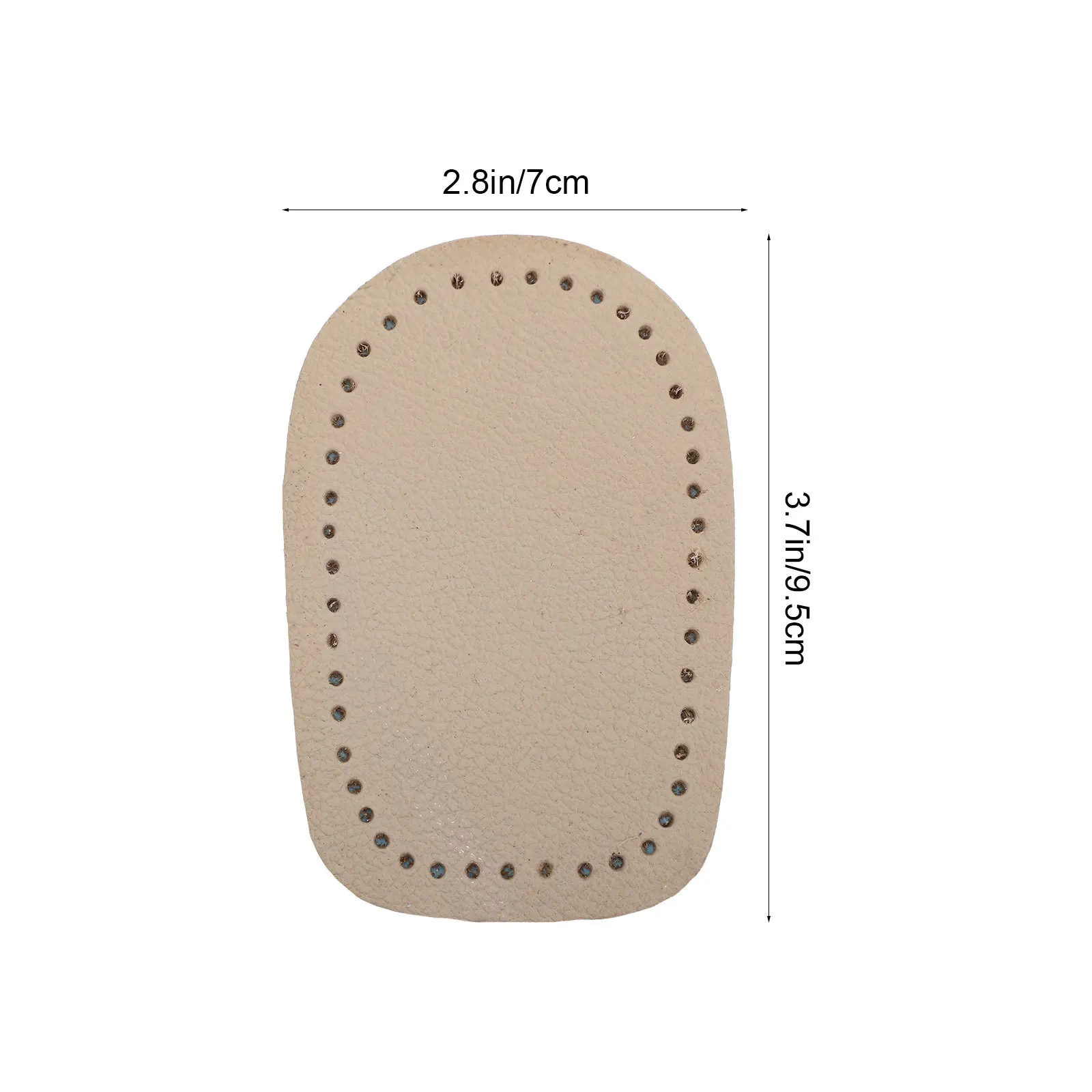 발 패드 풀 그레인 소가죽 충격 흡수 힐 리프트 신발 통증 완화 걷기 지원 발 관리 도구