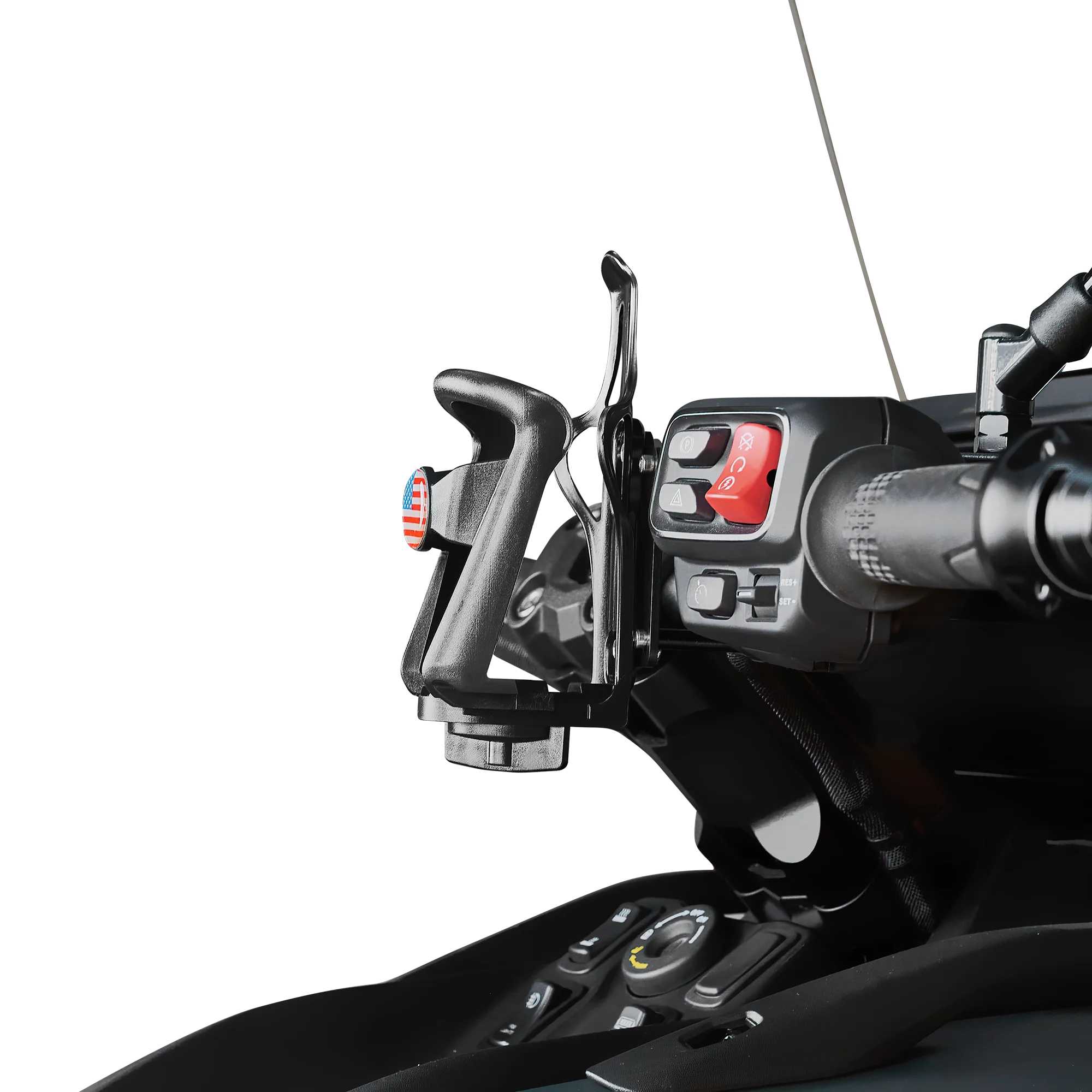 Driver Right Side Handlebar Cup Holder Adjustable Compatible with Can-Am Canyon Redrock/XT 2025 2026 Accessories