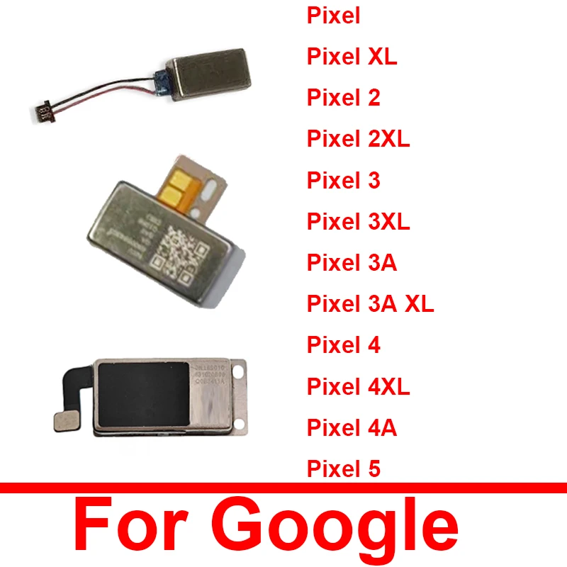 

Vibrator Motor For Google Pixel XL 2 2XL 3 3XL 3A 4 4XL 4A 5 5A Vibration Module Flex Cable Ribbon Replacement Repair Parts