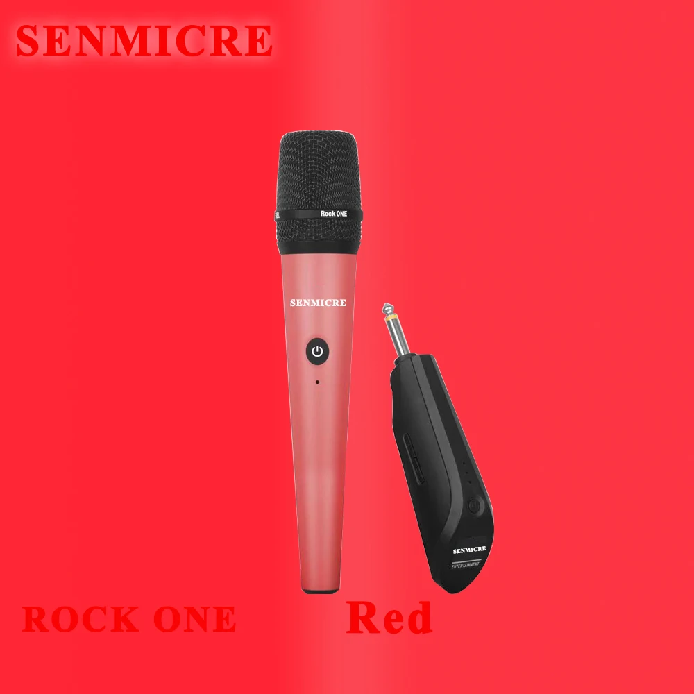 ROCK ONE-micrófono inalámbrico para Karaoke, Kit de sistema UHF, profesional, de mano, para actuación en escenario