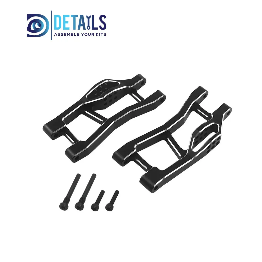 7075 Aluminum Rear Lower Arm Set For Traxxas TRX MINI MAXX BL-2s 4WD Brushless Monster Truck 107154-1 Upgrade Parts