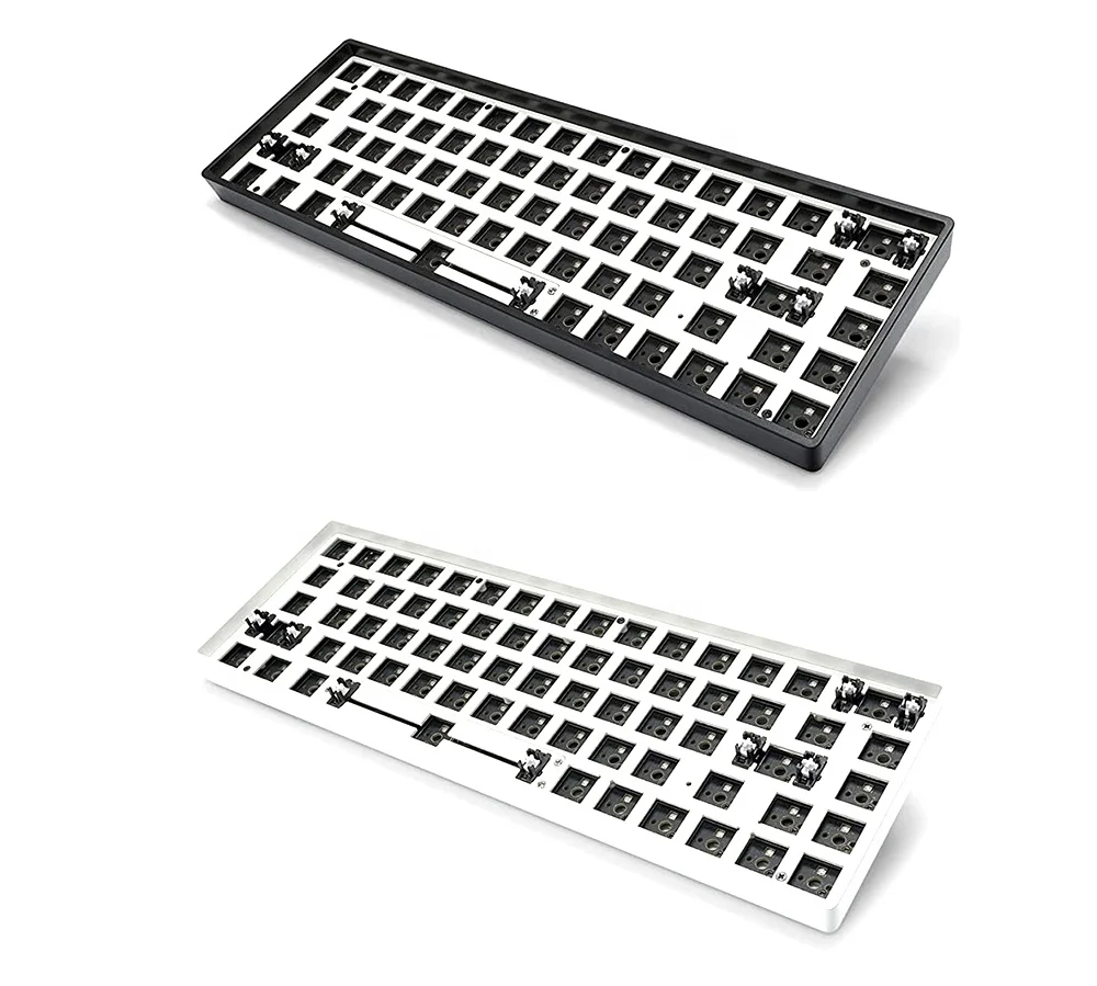 for RGB 68 Keys Case PCB DIY Mechanical Hotswap Keyboard Kit