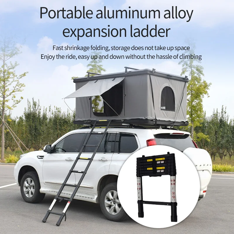High Quality 2-3 People Four Season Universal Hardshell Rooftop Tent Outdoor Pop up Roof Top Car Tent