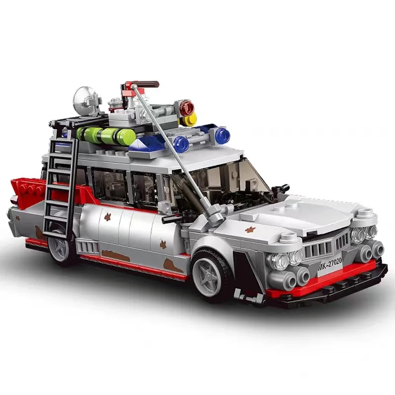 Compatible  Ghostbusters Building Blocks Car Model Bricks for Kids Adults Toys Halloween Christmas Gifts