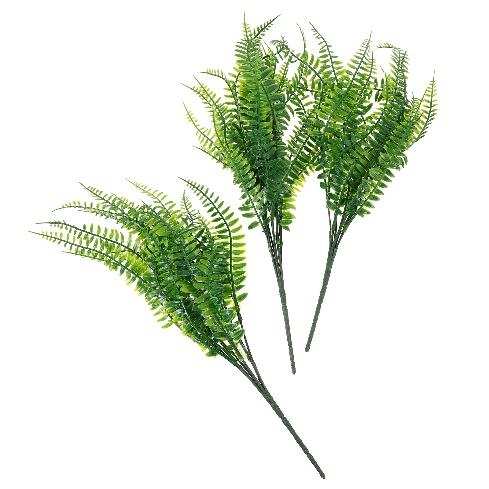 

3pcs Simulated Fern Artificial Greenery Plants Decor Fake Garden Home Lifelike Ferns Adornment Artificial Ferns Model Faux