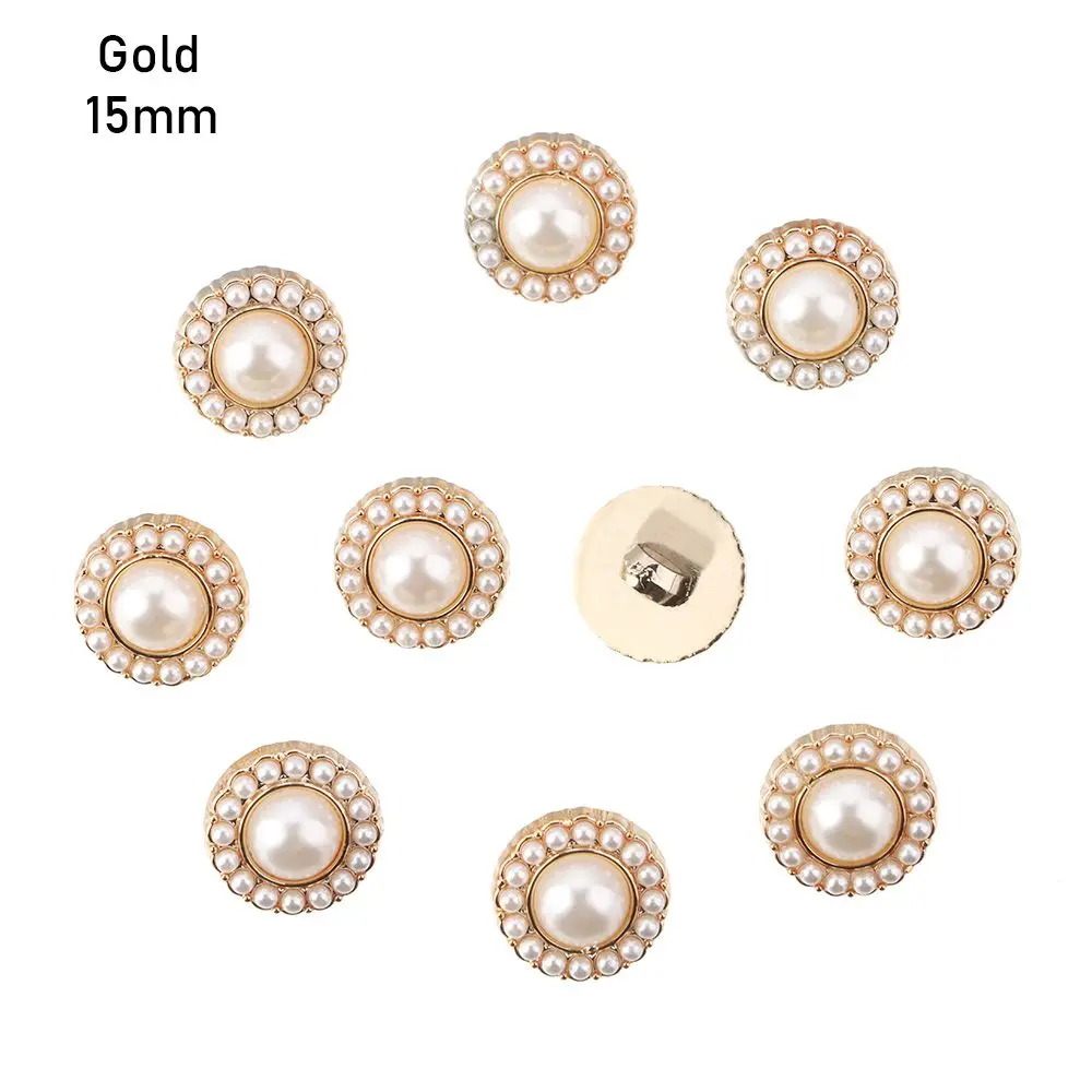

10Pcs Handmade Ornaments Sewing Button Needlework Shirt Buttons Pearl Clothing Buttons Sewing Accessories