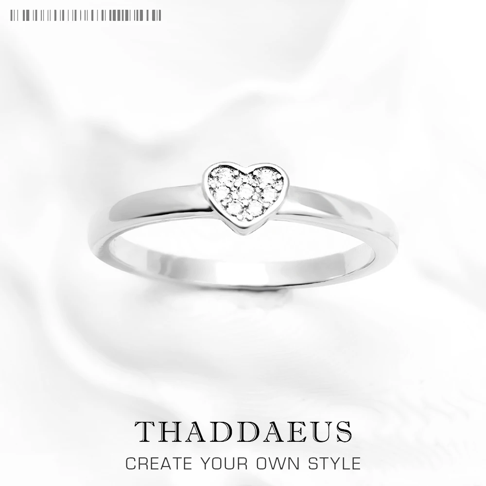 

Ring Love Heart Europe Fine Jewerly For Women Summer Romantic Gift In 925 Sterling Silver