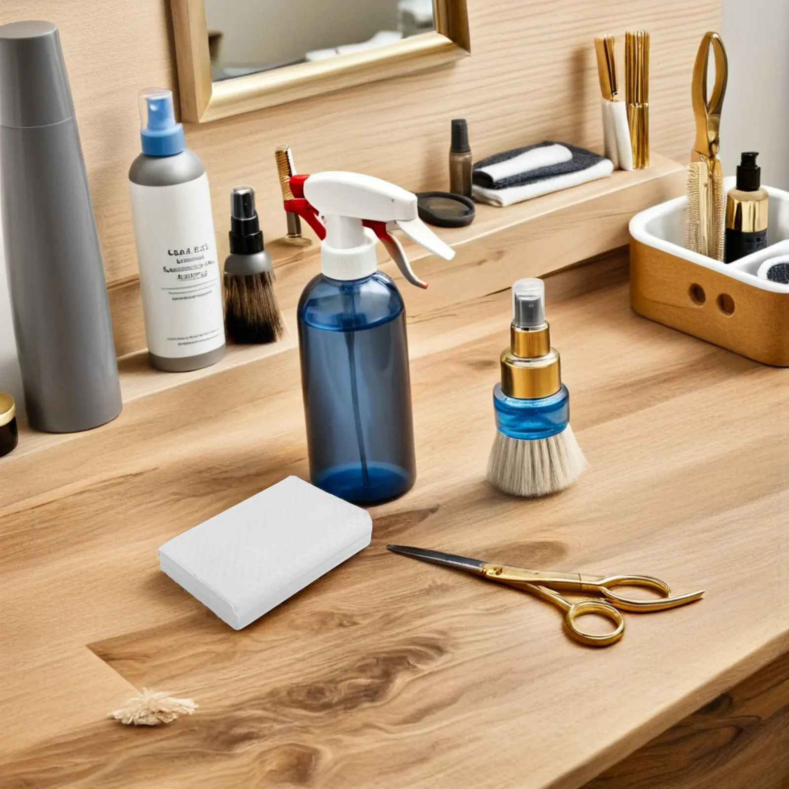 

2000Pcs Salon Perm Tissue Paper 100x65mm Breathable Hair Perm End Papers for Professional Styling Home Salon Tool Disposable