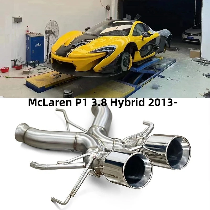 Cat Back Exhaust pipe for McLaren P1 3.8 Hybrid 2013- Stainless Steel Exhaust System Automotive Parts Customization