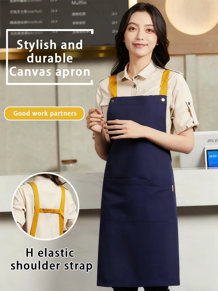 

Сверхмощный водонепроницаемый холщовый кухонный рабочий фартук премиум-класса — профессиональная защита от масла и пятен для домашней кулинарии