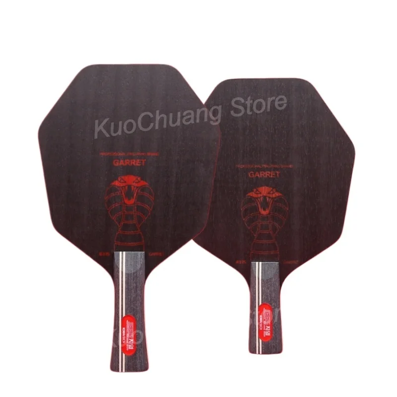 Hexagonal Table Tennis Racket Blade 5/7/9-Ply Wood Carbon Ping Pong Paddle Larger Hitting Area Professional Ping Pong Blade