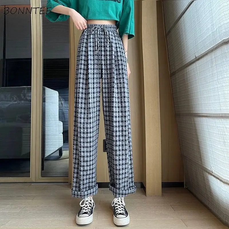 

Pants Women Drawstring Student Trendy Full Length Spring High Street All-match Cozy Hot Sale Ladies Daily Korean Style Loose New