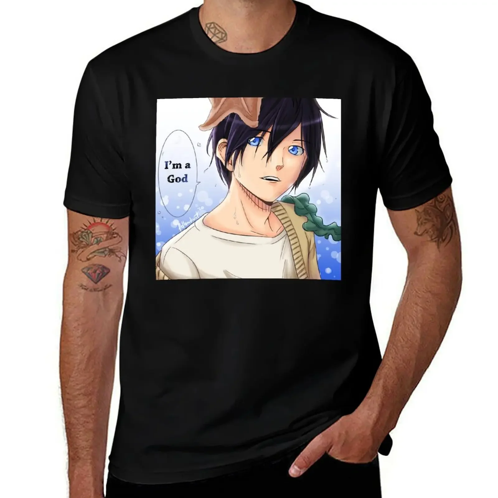 Noragami Manga Panel Redraw T-Shirt croswit shirt man oversize t-shirts man graphic shirts hippie clothes oversized t shirt men