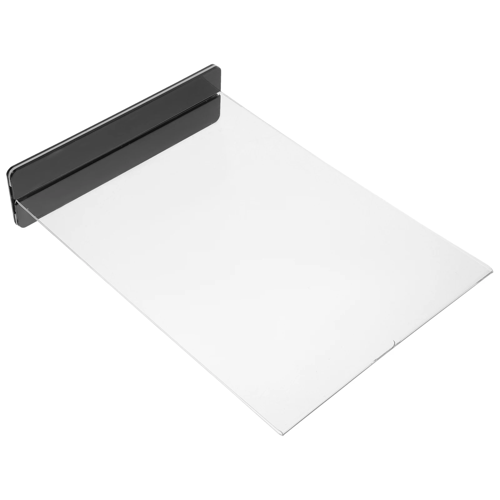 

T Shaped Acrylic Display Stand 297x210mm Black Base Double Sided Menu Holder for Restaurant Office Home Shop Tabletop Sign Price