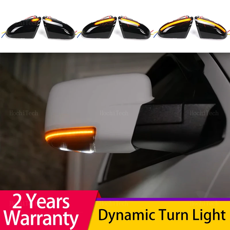 

2x Dynamic Side Mirror Blinker Light LED Turn Signal Lamps For Dodge Ram 1500 2500 LED